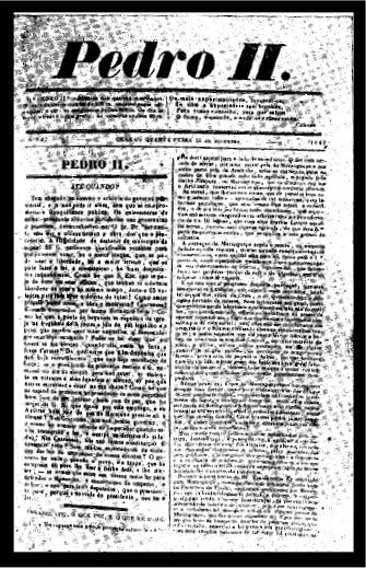 Jornal D. Pedro II / Pedro II - Ano: 1840