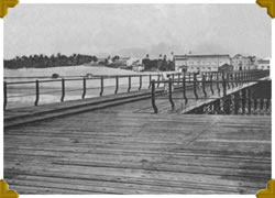 A antiga ponte metálica - Primeiro porto de Fortaleza