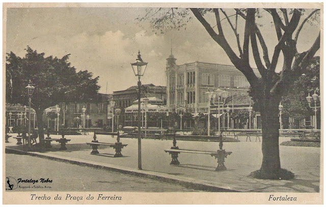 Remodelagem da Praça do Ferreira na década de 30