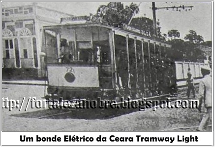 Rua José Avelino - O bonde e a feira-livre